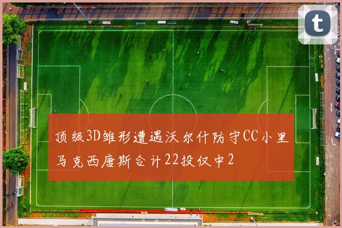 顶级3D雏形遭遇沃尔什防守CC小里马克西唐斯合计22投仅中2